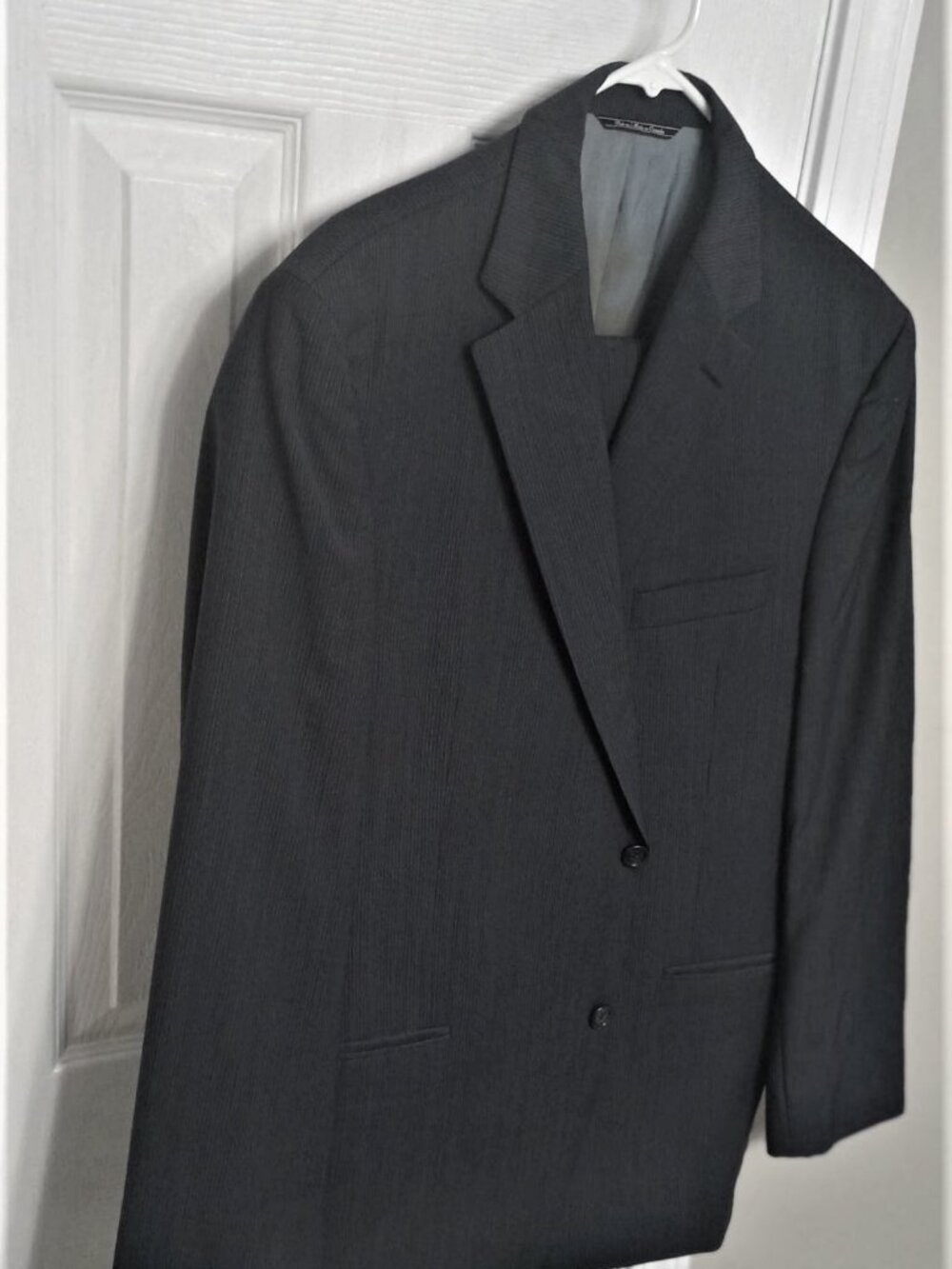 Jack Victor Men Bluish Gray 2 Piece Suit  44R